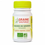 Complément sommeil bio Graine Sauvage 60 gélules avec certification organique et mascotte poire