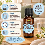 Flacon Granules Fleur de Bach n°29 Étoile de Bethléem bio Biofloral avec guide d'utilisation en 3 étapes