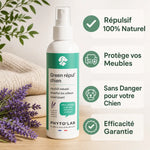 Green Repul' Chiens répulsif naturel lavande 250ml avec ses 4 bénéfices clés affichés