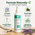 Spray répulsif naturel Green Repul' Chiens lavande 250ml avec ingrédients naturels Phyto'Lab