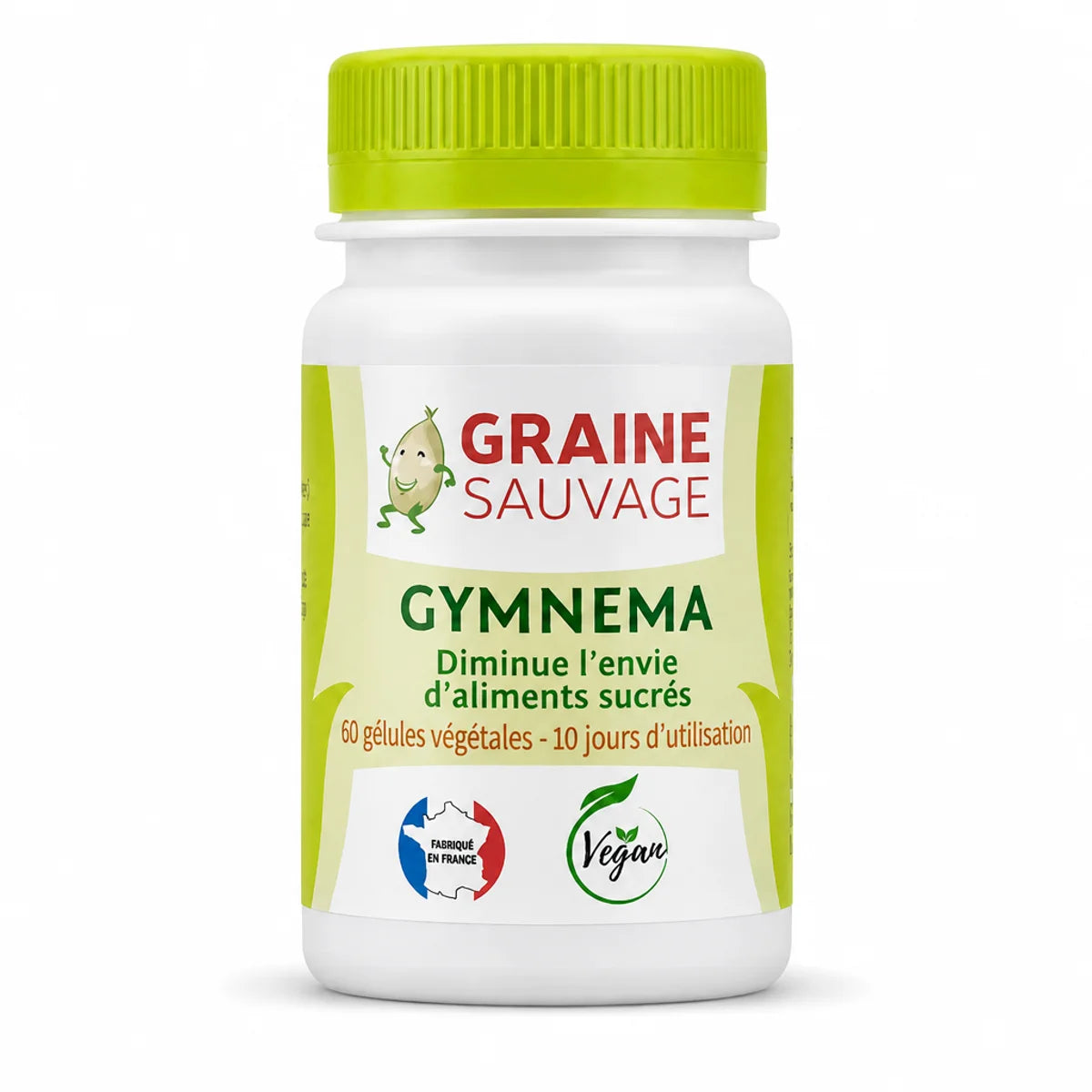 Gymnema 60 gélules Graine Sauvage - complément alimentaire vegan réduisant l'envie de sucré