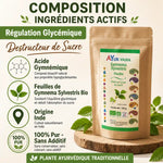 Gymnema Sylvestris poudre bio 150g Ayur-vana - acide gymnémique régulation glycémique