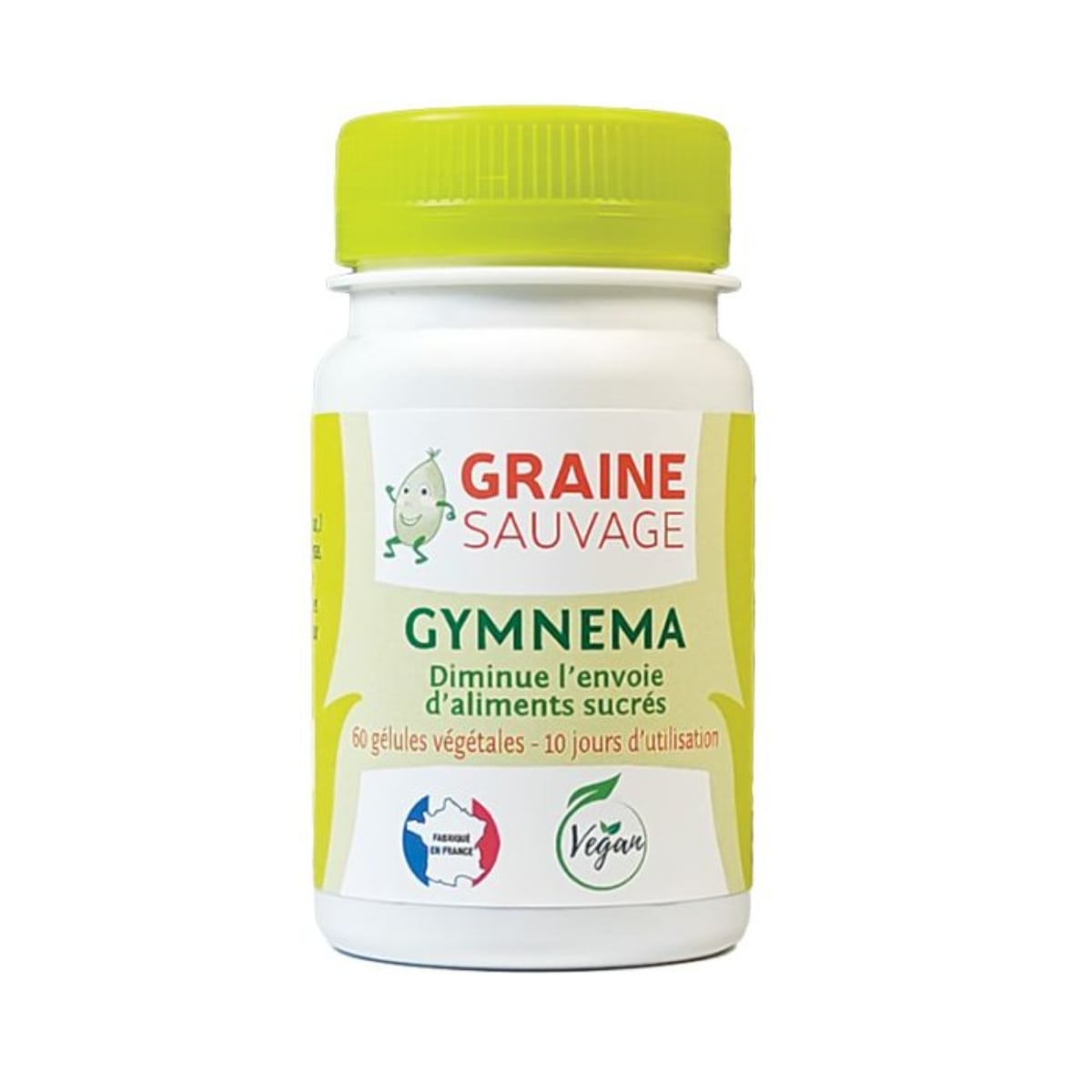 Gymnema de 60 gélules de la marque Graine Sauvage.