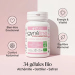 Gynéline Cycle Menstruel 34 gélules avec bénéfices : équilibre hormonal, énergie et bien-être