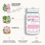 Gynéline Grossesse complément prénatal avec acide folique, fer et vitamines pour femme enceinte