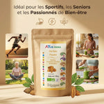 Poudre Haritaki bio 150g Ayurvana pour sportifs, seniors et bien-être naturel