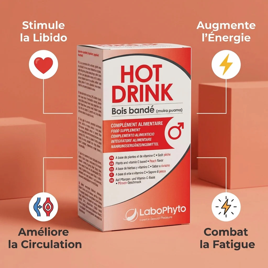 Hot Drink Bois Bandé 250ml Labophyto stimule libido énergie circulation
