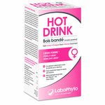 Labophyto Hot Drink Femme Bois Bandé 250ml, boîte blanche design rose vif, packaging produit