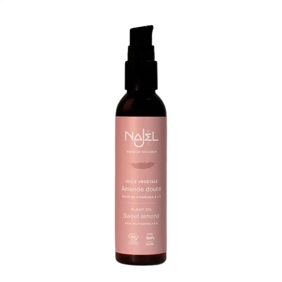 Flacon de 80 ml d'huile d'amande douce de la marque Najel
