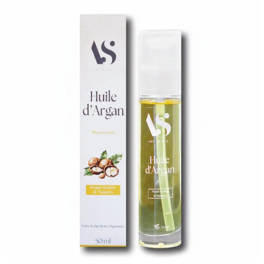 Une huile d'argan bio de la marque Arc en sels