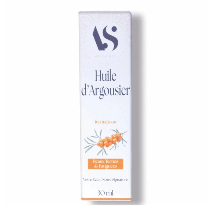 Huile d'Argousier Bio - Soin du Visage 30 ml - Arc en Sels