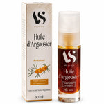 Huile d'Argousier Bio Arc en Sels 30ml - Bouteille et packaging soin visage naturel