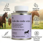 Huile de Cade Vraie Equi'soin 250g - Protection sabots cheval, répulsif parasites naturel
