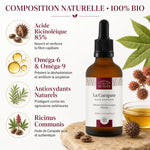 Huile de Ricin Noir Bio 50ml Comptoir des Huiles - Flacon avec composition naturelle et ingrédients actifs