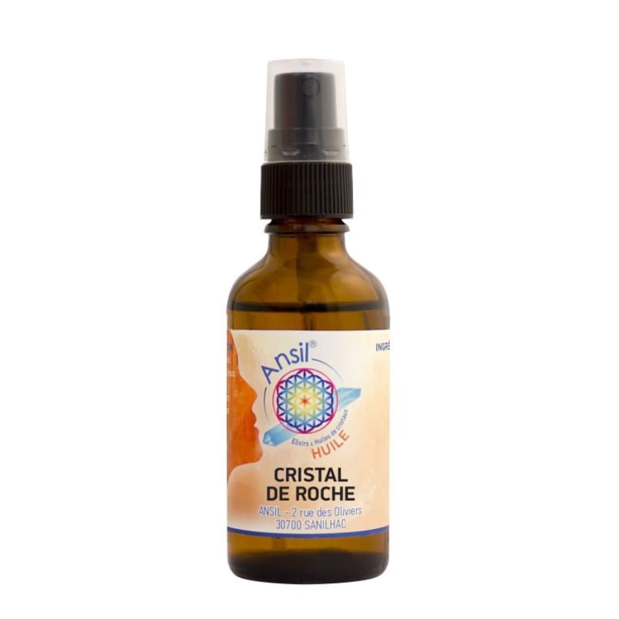 Une huile de cristal de roche en 50 ml de la marque ansil