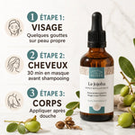 Huile de Jojoba 50ml Comptoir des Huiles - Guide utilisation visage cheveux corps