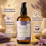 Huile de massage Sensualité bio 100ml Comptoir des Huiles avec flacon ambré et bénéfices naturels