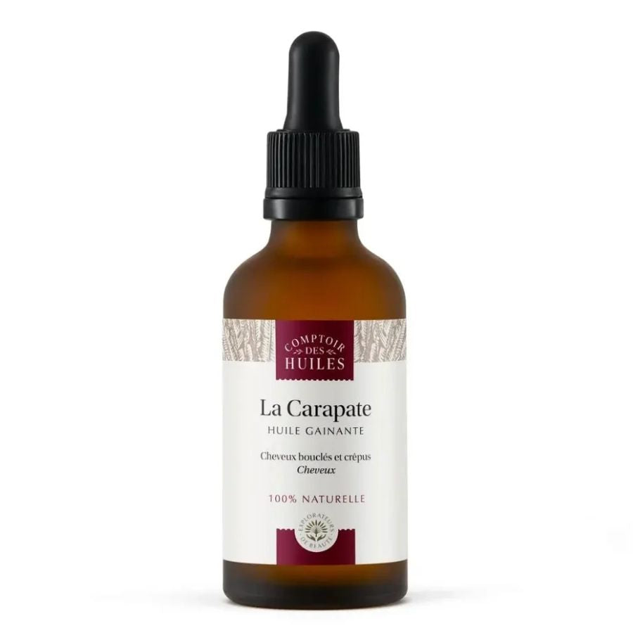 Un flacon pipette d'Huile de Carapate (Ricin Noir) de 50 ml de la marque Comptoir des huiles