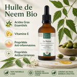 Huile de Neem BIO 50 ml anti-imperfections Comptoir des Huiles avec ingrédients naturels