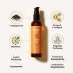 Huile de Nigelle Bio Najel 125ml avec ingrédients actifs et propriétés purifiantes