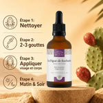 Huile pépin figue de barbarie bio Comptoir des Huiles 50ml avec guide utilisation anti-âge