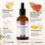 Huile de pépins de figue de barbarie bio 30ml anti-âge vitamine E acides gras essentiels