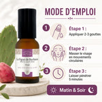 Huile pépins figue de Barbarie bio roll-on 15ml avec mode d'emploi anti-âge Comptoir des huiles