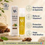 Huile de sesame oriental épicé bio Arc en Sels 50ml avec bénéfices nutritionnels et certification