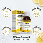Huile Oméga-3 EPA DHA EPAX 150ml Inolab avec bénéfices cœur, cerveau, vision et vitalité