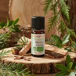 Flacon 10ml Huile Essentielle Cèdre Atlas Bio Florame sur bois avec botaniques