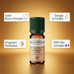 Huile essentielle clou de girofle BIO Saint-Hilaire 10ml avec bénéfices santé bucco-dentaire et vitalité