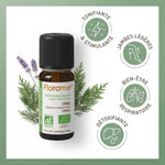 Huile essentielle cyprès bio Florame 10ml avec bienfaits tonifiants et respiratoires