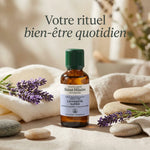 Huile essentielle lavandin super bio 50ml Saint-Hilaire avec lavande et pierres bien-être