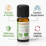 Huile essentielle Niaouli Bio Florame 10ml avec bénéfices: énergie, respiration, défenses, circulation