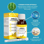 Les bienfaits de l'huile d'Oméga 3 de Ultra concentré de la marque Inolab