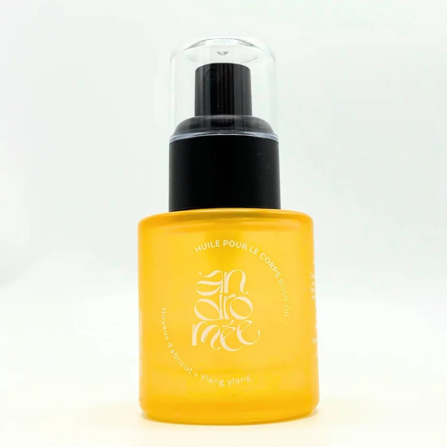 Huile corps Abricot & Ylang Ylang (Édition Limitée) 30 ml – Andromée