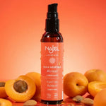 Najel huile végétale d'abricot bio 80ml avec abricots frais et gouttes d'or