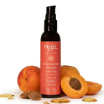 Huile végétale d'abricot bio Najel 80ml avec abricots frais et gouttes dorées