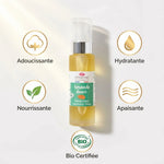 Huile d'Amande Douce Bio Emma Noel 50ml avec ses bénéfices: hydratante, nourrissante, apaisante