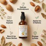 Huile d'amande douce bio Florame 50ml - Flacon avec bénéfices hydratants et nourrissants