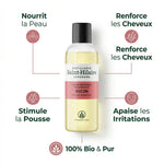 Huile de ricin bio Saint-Hilaire 200ml avec ses 5 bénéfices : peau, cheveux, pousse, apaisement et certification biologique