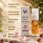 Huile Rose Musquée Bio 30ml Arc en Sels avec bénéfices: régénération cellulaire, hydratation intense, anti-âge naturel