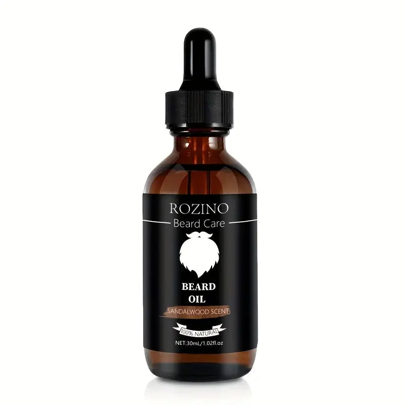 Un flacon d'Huile de Jojoba pour barbe Parfum Bois de Santal de 30ml