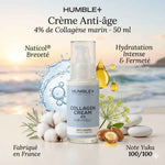 Avantages de la crème au collègène 4% de la marque humble