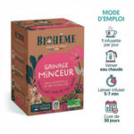Infusion bio gainage minceur Biohême 20 infusettes avec guide mode d'emploi et instructions d'utilisation