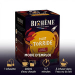 Infusion bio Nuit Torride Biohême 20 infusettes avec mode d'emploi et instructions de préparation