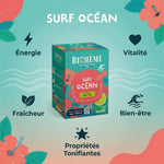 Infusion bio Surf Océan Biohême 20 infusettes avec bénéfices santé et design océanique