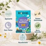 Infusion Dans Les Nuages 20 infusettes Biohême - boîte turquoise avec bénéfices apaisante sans théine bio