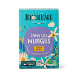 Boîte d'infusettes Biohême Dans Les Nuages 20 sachets thé aux herbes packaging turquoise