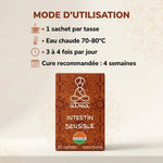Infusion Hima Paka intestin sensible Atma 20 sachets avec mode d'utilisation et dosage recommandé